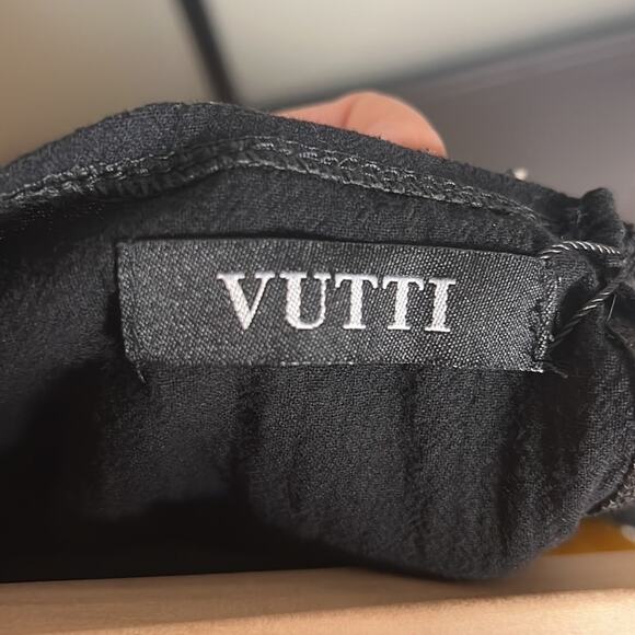 NWT VUTTI Fringe Hem Dress Size Large - Picture 7 of 7